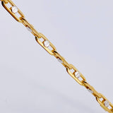 Pulso Click Tornillo 6.75gr / 8 3/4 in / 5.7mm Dos Oros Amarillo Blanco +4 18K ©