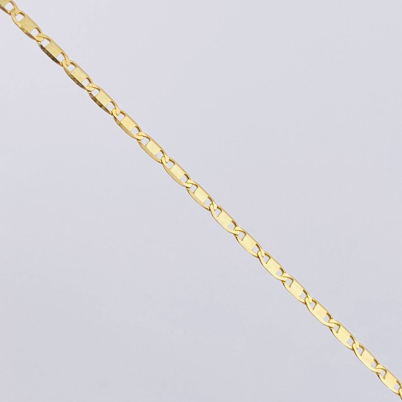 Tobillera Plana 1.5gr / 9 3/4 in / 1.7mm Oro Amarillo +3 18K