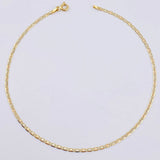 Tobillera Plana 1.45gr / 9 3/4 in / 1.7mm Tres Oros +3 18K