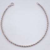 Pulso Lazo 1.15gr / 7 1/2 in / 2.1mm Oro Blanco +3 18K ©