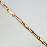 Pulso Rustico 6.85gr / 8 1/2 in / 5mm Oro Amarillo +4 18K ©