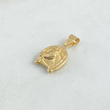 Dije Herradura Caballo 1.15gr / 2.5cm / Troqueleado Oro Amarillo 18K ©