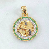 Pendant Horse Plate 4.65gr / 1.2in / 18K Gold ©