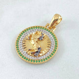 Pendant Horse Plate 4.65gr / 1.2in / 18K Gold ©