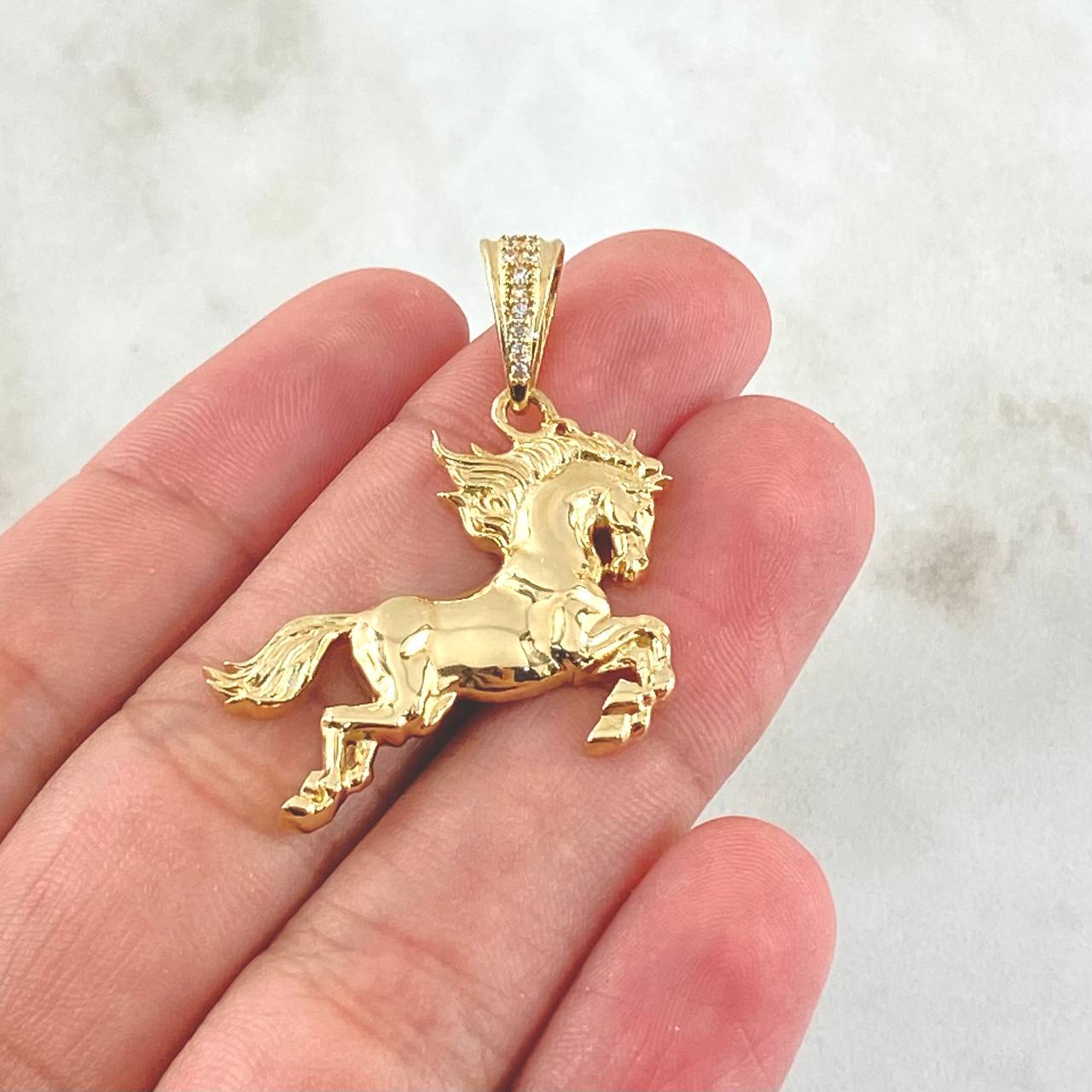 Pendant Horse 5.55gr / 4cm / 18K Gold ©