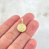 Pendant San Benito 0.85gr / 0.8in / 18K Gold ©