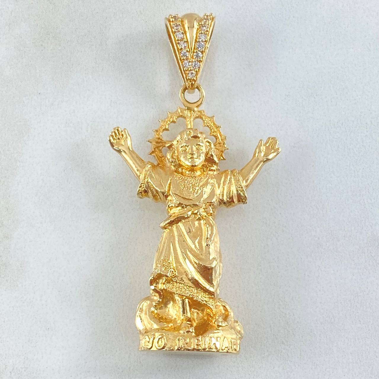 Divine Child Pendant 15.15gr / 2.2in / 18K Gold ©