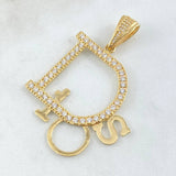 Pendant God 7.6gr / 2.2in / 18K Gold ©