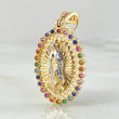 Dije Virgen Guadalupe 4.35gr / 3.5cm / Oro Amarillo Blanco 18K ©