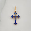 Dije Cruz Gotica 0.6gr / 3/4 in / Oro Amarillo 18K %