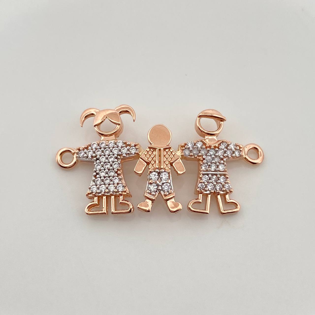Herraje Familia 2.5gr / 1 1/4 in / Dos Oros 18K %
