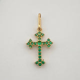 Dije Cruz Gotica 0.6gr / 3/4 in / Oro Amarillo 18K %