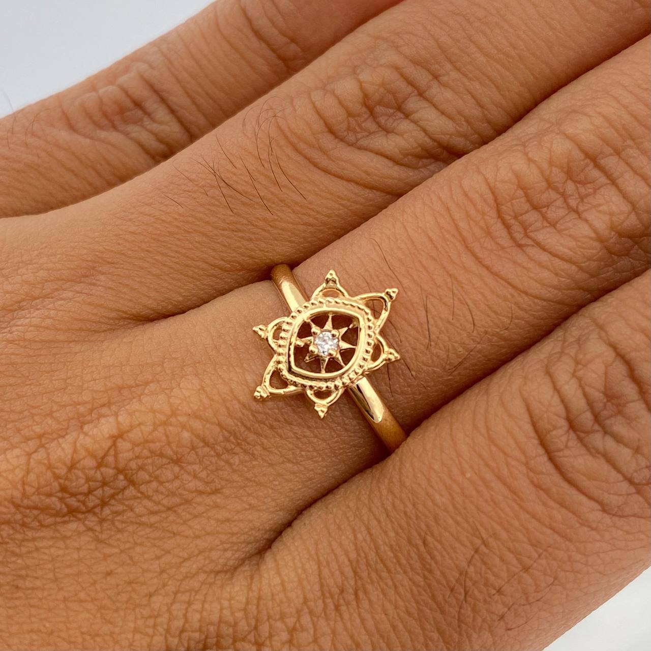 Anillo Helios 1.45gr / T6 / Oro Amarillo 18K %
