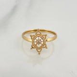 Anillo Helios 1.45gr / T6 / Oro Amarillo 18K %