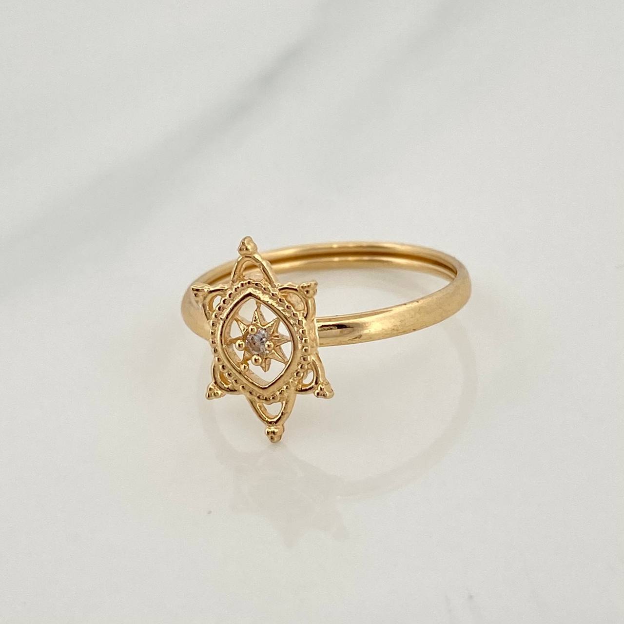 Anillo Helios 1.45gr / T6 / Oro Amarillo 18K %