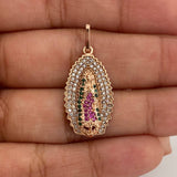 Dije Virgen Guadalupe 3.15gr / 1 1/4 in / Oro Rosa 18K %