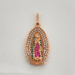 Dije Virgen Guadalupe 3.35gr / 1 1/4 in / Oro Rosa 18K %