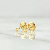 Stud Earrings 0.35gr / 2.2mm Diamond Cut 18K Gold ©