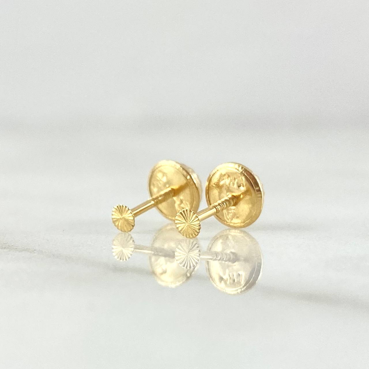 Topos Circulo Plano 0.35gr / Oro Amarillo 18K ©