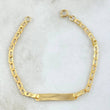 Bracelet Baby Drawer Rectangular Plate Gradual 1.35gr / 12cm-14cm / 2.4mm Smooth 18K Yellow Gold ©