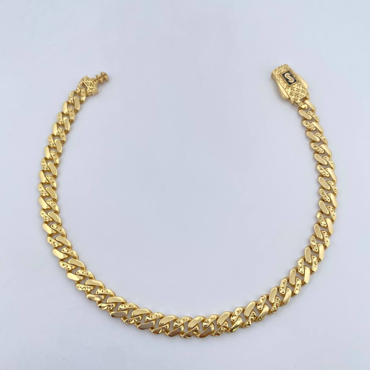 Bracelet Monaco 6.35gr / 18.cm / 4.8mm Diamond Cut Yellow Gold +2 18K &