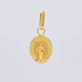 Dije Virgen Milagrosa 0.5 g / 3/4 in Oro Amarillo 18K