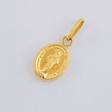 Dije Virgen Milagrosa 0.5 g / 3/4 in Oro Amarillo 18K