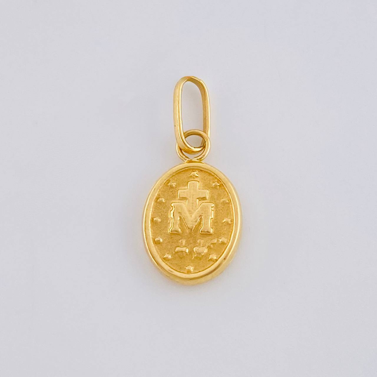 Dije Virgen Milagrosa 0.5 g / 3/4 in Oro Amarillo 18K