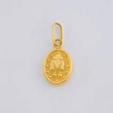 Dije Virgen Milagrosa 0.5 g / 3/4 in Oro Amarillo 18K