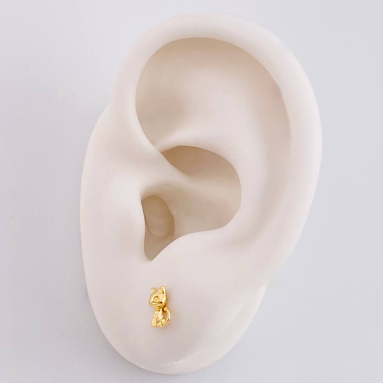 Topos Gato 0.7 g / in / 6.6 mm Oro Amarillo 18K