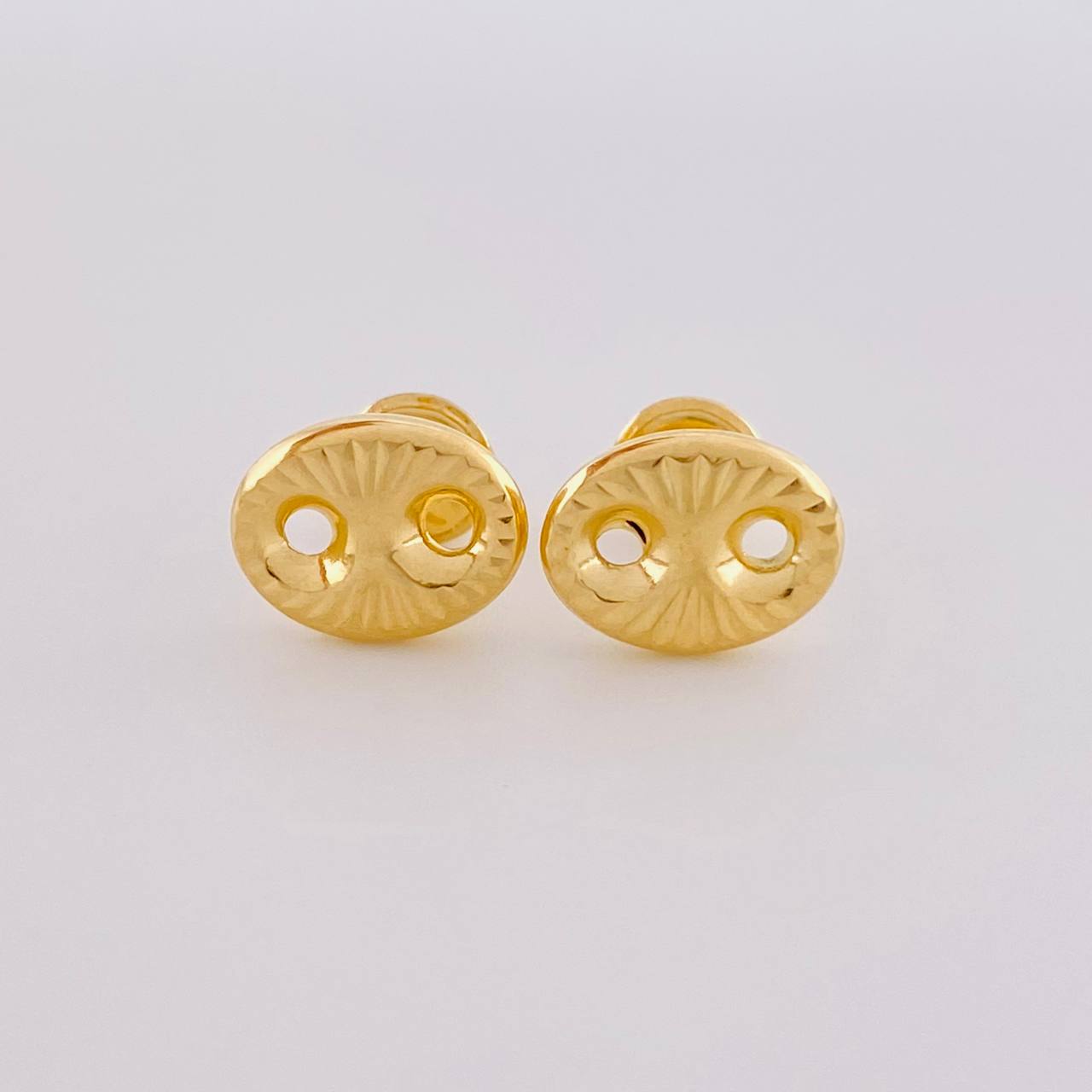 Topos Gc Diamantado 0.95 g / in / 7.9 mm Oro Amarillo 18K