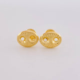 Topos Gc Diamantado 0.95 g / in / 7.9 mm Oro Amarillo 18K