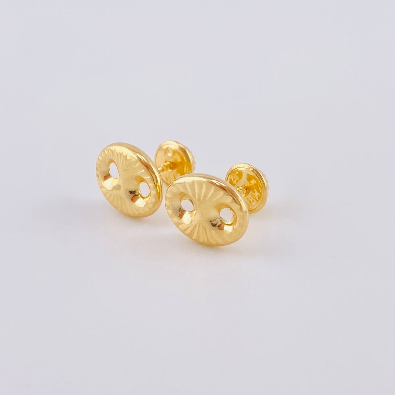 Topos Gc Diamantado 0.95 g / in / 7.9 mm Oro Amarillo 18K