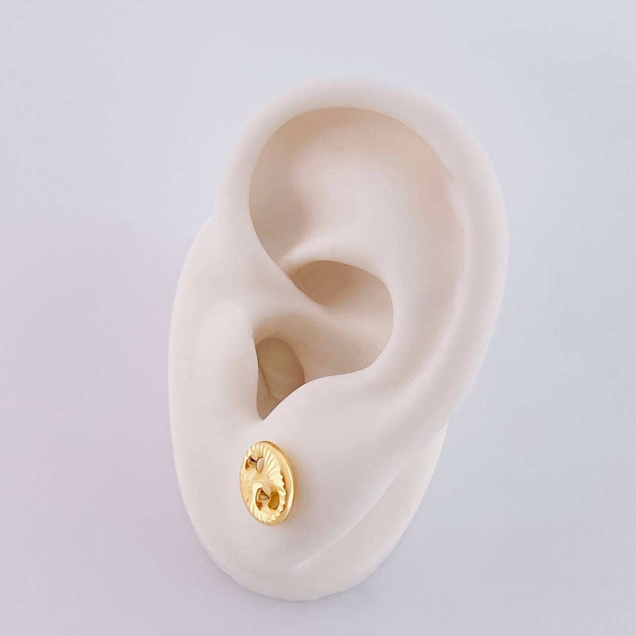 Topos Gc Diamantado 0.95 g / in / 7.9 mm Oro Amarillo 18K