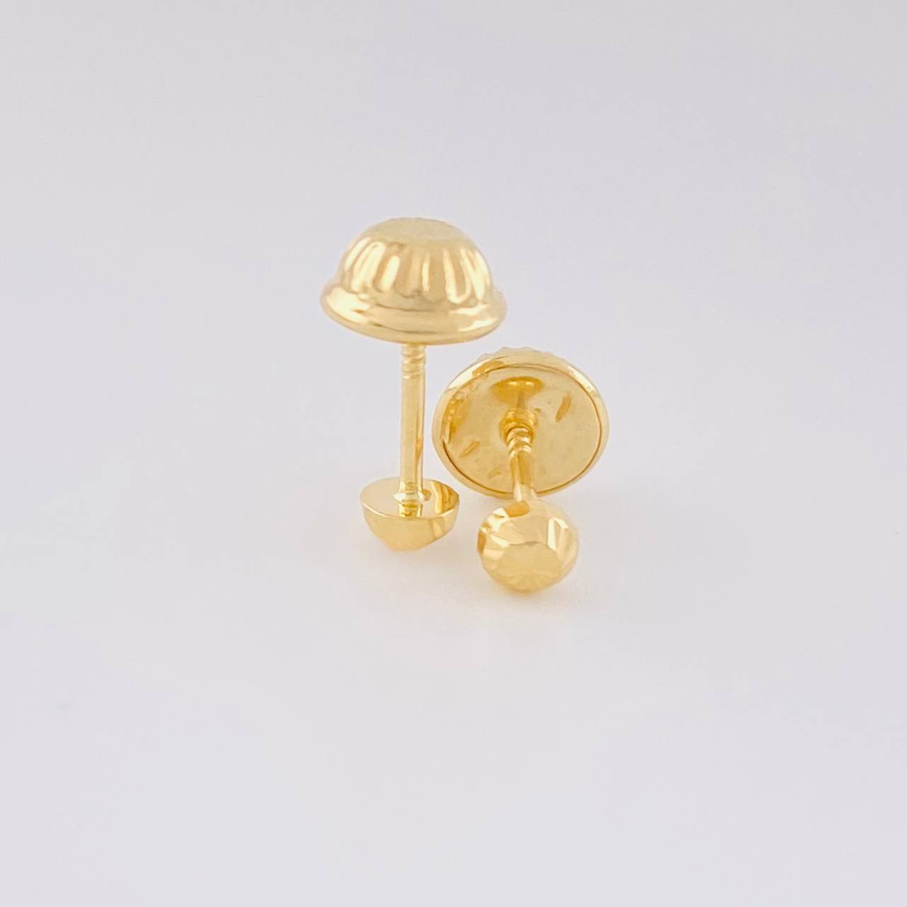 Topos Media Bola Diamantada 0.4g / in / 3mm Oro Amarillo 18K