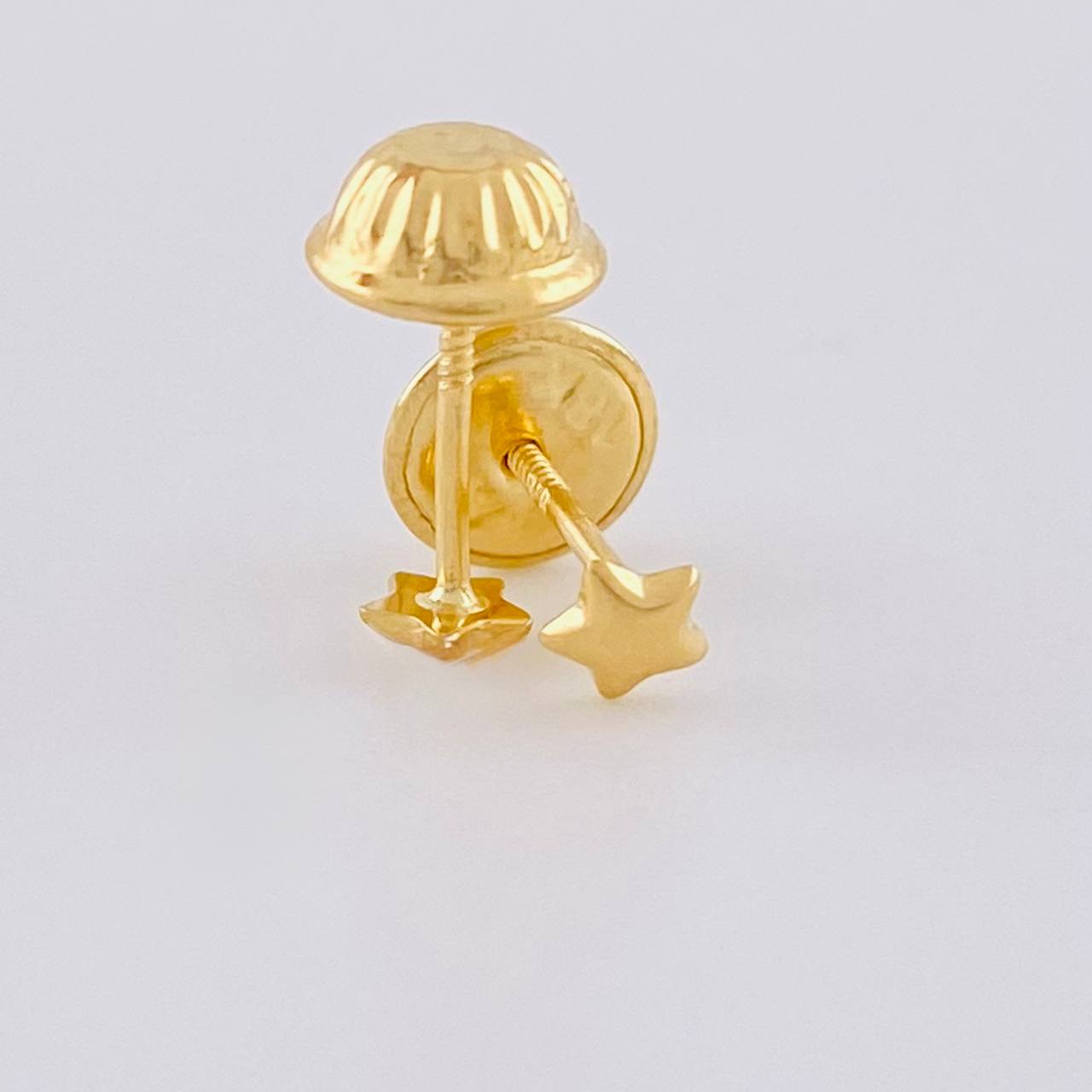 Topos Estrella 0.35 g / in / 3.2 mm Oro Amarillo 18K