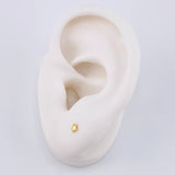 Topos Estrella 0.35 g / in / 3.2 mm Oro Amarillo 18K