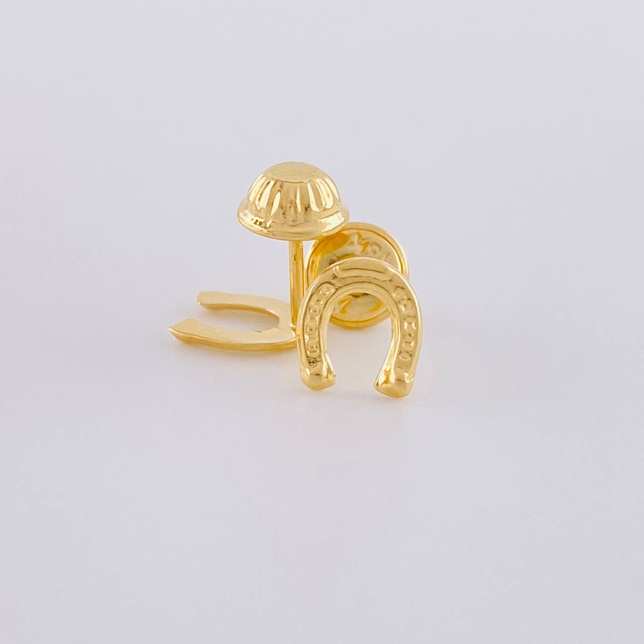 Topos Herradura 0.5 g / in / 6.8 mm Oro Amarillo 18K