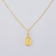 Set Cadena Veneciana + Dije Virgen Milagrosa / 1.25 g / 19 3/4 in Oro Amarillo 18K