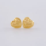 Topos Corazón Sobresalto Lineal 1.05 g / in / 8.6 mm Oro Amarillo 18K