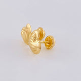 Topos Corazón Sobresalto Lineal 1.05 g / in / 8.6 mm Oro Amarillo 18K
