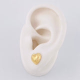 Topos Corazón Sobresalto Lineal 1.05 g / in / 9 mm Oro Amarillo 18K