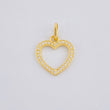 Dije Silueta Corazón 0.95 g / 3/4 in Oro Amarillo 18K