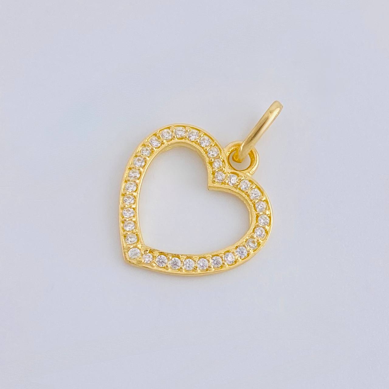 Dije Silueta Corazón 0.95 g / 3/4 in Oro Amarillo 18K
