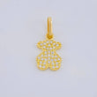 Dije Oso Ts 0.8 g / 3/4 in Oro Amarillo 18K