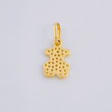 Dije Oso Ts 0.8 g / 3/4 in Oro Amarillo 18K