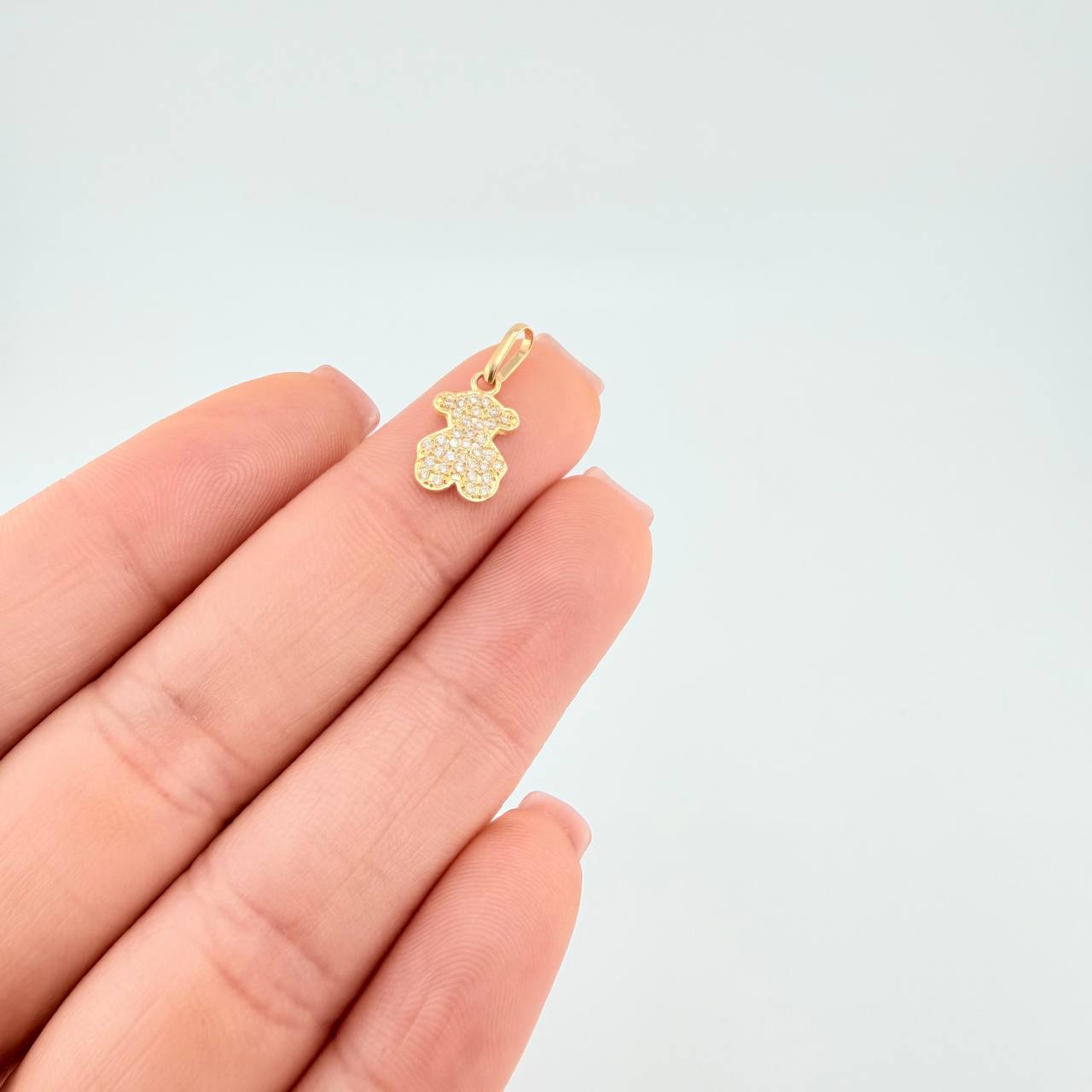 Dije Oso Ts 0.8 g / 3/4 in Oro Amarillo 18K