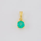 Dije Perla Esmeralda 49Pts 0.7 g / 1 in Oro Amarillo 18K