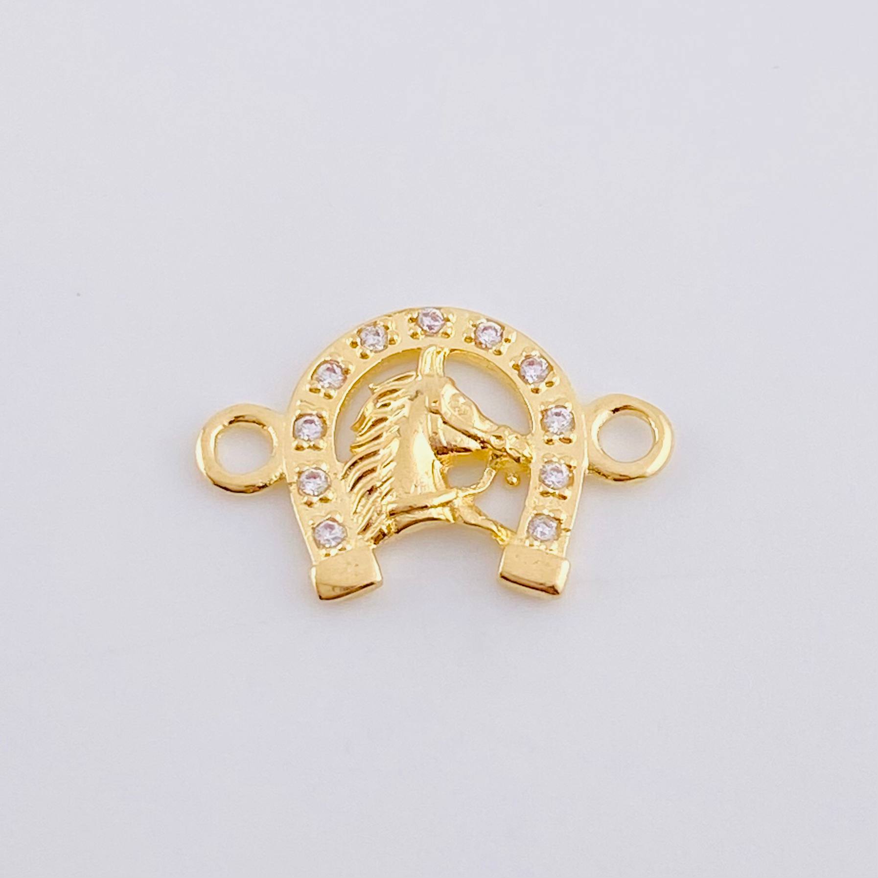 Herraje Herradura Caballo 1.15 g / 3/4 in Oro Amarillo 18K