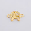 Herraje Herradura Caballo 1.15 g / 3/4 in Oro Amarillo 18K